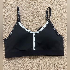 Nike Women's Black and White Sports Bra